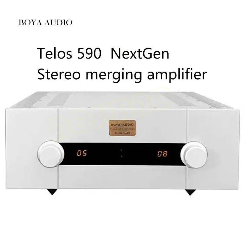 AIYIMA SMSL Reference Gaowen Telos590 Circuit Upgraded V3.0 HIFI Combined Amplifier 250W 2.0 Stereo Power Amplifier Audio