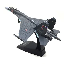 1/100 Scale Russian Su-35 Fighter Simulation Model Miniature Metal Alloy Aircraft Collectible Replica Model