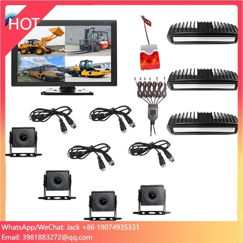 ระบบไฟ LED อัจฉริยะสำหรับรถยก พร้อมระบบเตือนภัยในรถยนต์ คุณสมบัติการเตือนภัยจุดบอด ระบบวิดีโอถอยหลัง ระบบตรวจจับเรดาร์ ป้องกันการชน