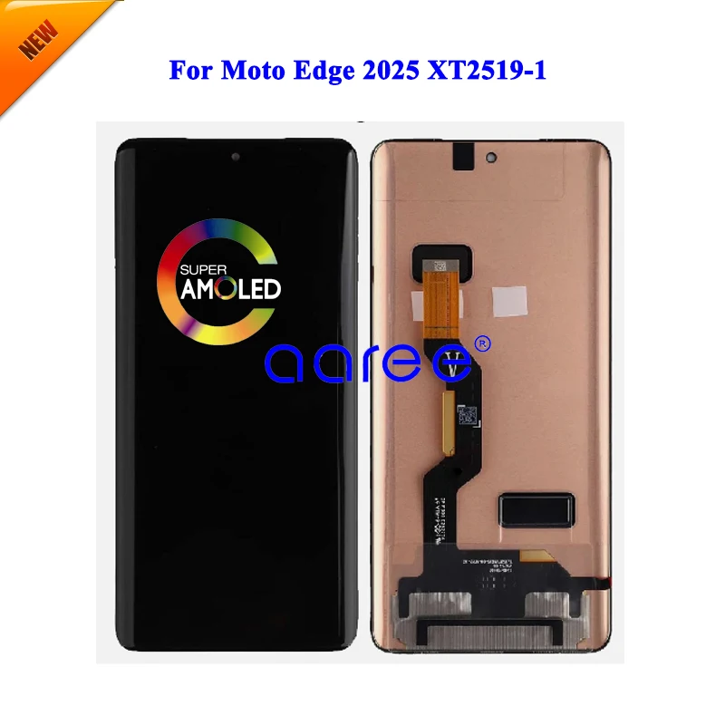 New Model AMOLED LCD Screen For Moto Edge 2025 XT2519-1 LCD Screen Touch Digitizer Assembly