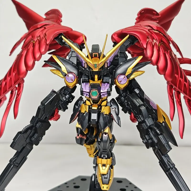 

MGSD Wing Lelouch Color Scheme Airbrush Painted Mech Assembly Model Kit Action Figure Boy Toy Collectible Desktop Ornament Doll