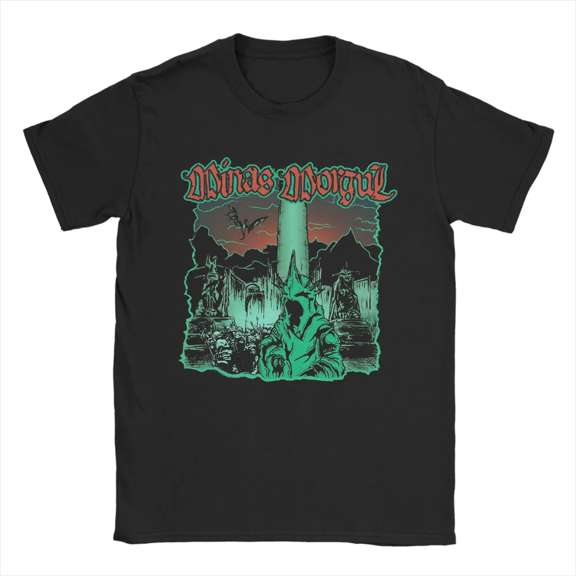 Morgul King L-Lords Of The R-Rings T-Shirts Men  Novelty Cotton Tee Shirt O Neck Short Sleeve T Shirt Birthday Present Tops