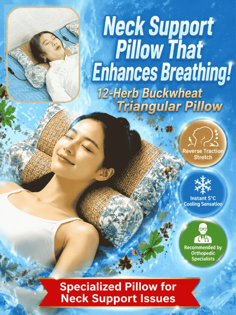 Erwachsenen-Kühlmatte aus Eisseide, Nackenstützkissen, Atmungsaktives Weizenstroh-Kissen, Schlafhilfe-Kissen, Wärmetherapie-Kissen für Zuhause
