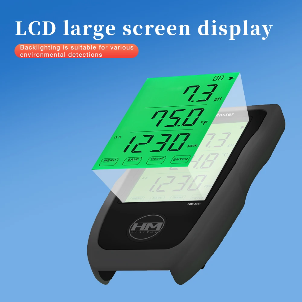4 In 1 PH TDS EC TEMP Meter Detektor Kualitas Air Multi-parameter Digital LCD Monitor Kualitas Air Multiparameter untuk Aquacult