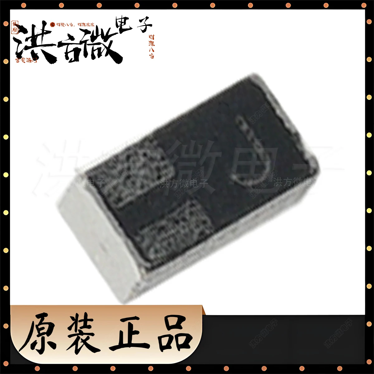 

0603 1608 Marking J Original Black Tantalum Capacitors 6.3V ±20% 22uF 500mΩ @ 100kHz 0603 (1608 metric) 22μF T58MM226R3C0500