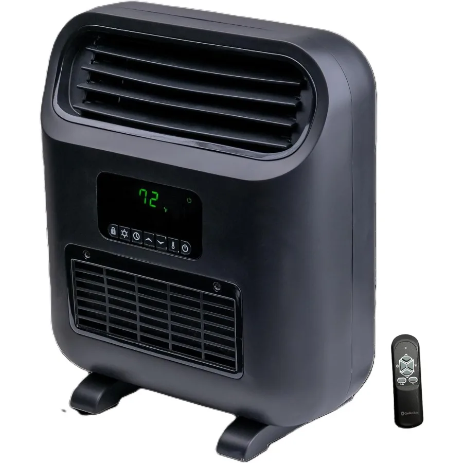 

14 Wall Mount or Freestanding Indoor Electric Space Heater 1500W/750W with ECO Mode Digital Thermostat Remote Control 12H Timer