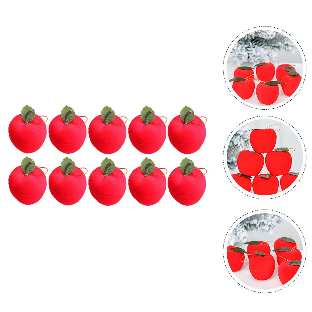 

18Pcs Christmas Hanging Pendant Red Apple Decoration Christmas Tree Ornaments Festival Party Decor Xmas Supplies
