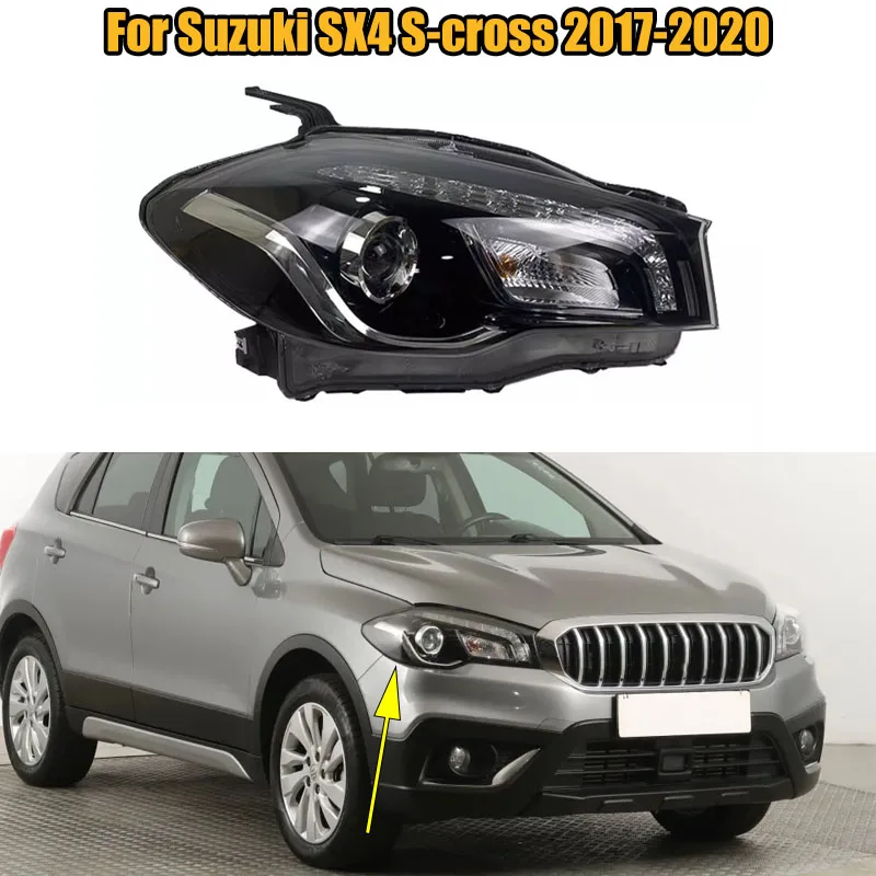 

Для Suzuki SX4 S-cross 2017 2018 2019 2020 светодиодный передний бампер автомобиля, фара, передний фонарь дальнего света, автомобильные аксессуары