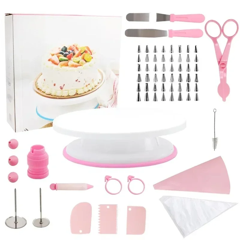 Plastic Tool Set Cake Decorating Supplies Cake Hand Baking PC Pastry Tools Nozzle Pipe Tip Kit Set