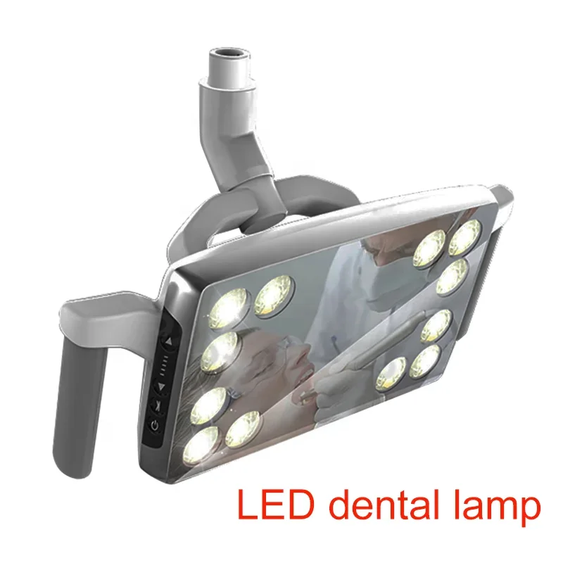 Den tal chair unit LED operating light / COXO Den tal imp lant surgical lamp shadowless 12 LEDs oral light