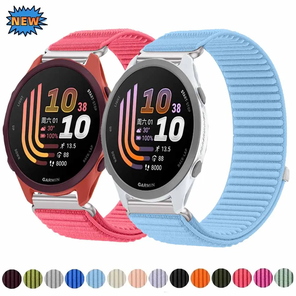 18mm Silicone Strap for Garmin Venu 4/3S 41mm Adjustable Replacement Bracelet for Garmin Forerunner 265S-255S Sports Accessories