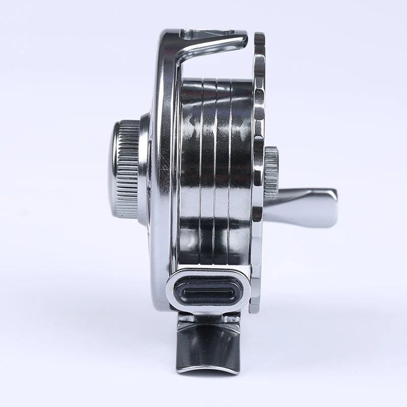 Adjustable Fly Fishing Reel Aluminium Alloy Body Lightweight Portable Fishing Accessories Easy To Install