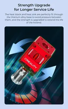 Creality 官方蜘蛛式水冷陶瓷熱端全金屬熱端升級套件,適用於 Ender 3/Ender 3 Pro/Ender 3 V2/Ender 3 Max 8 最佳銷售 蜘蛛熱端 - №8