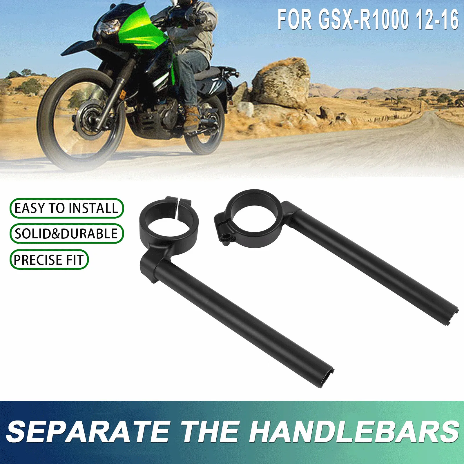 

49 мм мотоциклетный зажим на руль для Suzuki GSXR1000 GSX-R1000 GSXR 1000 2012-2016 2013 2014 15, алюминиевая вилка, трубчатая ручка