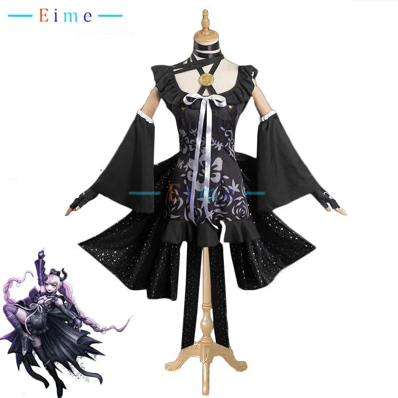 

Game Master Detective Archives Shinigami Cosplay Costume Black Dress Party Suit Halloween Uniforms Anime Clothing Custom Made