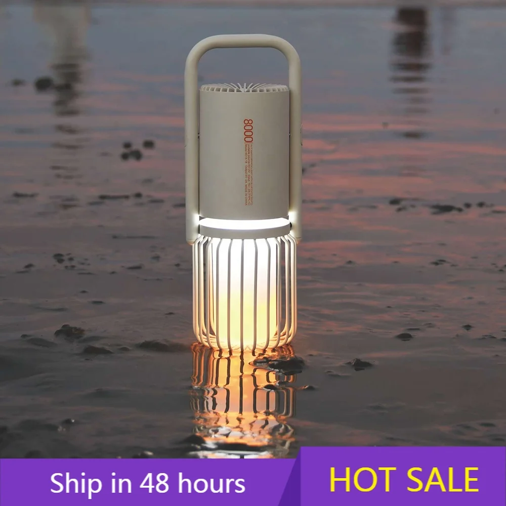 

POWER LEAP Camping Lanterns Rechargeable Power Stepless Dimming Vintage Camping Light LED Rechargeable Switch Control Night Lig