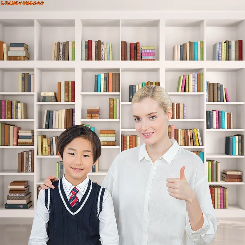 Sfondo per libreria Libreria vintage Libri magici Grunge Libreria antica Vinile Fotografia Sfondo Studio fotografico Puntelli Photozone