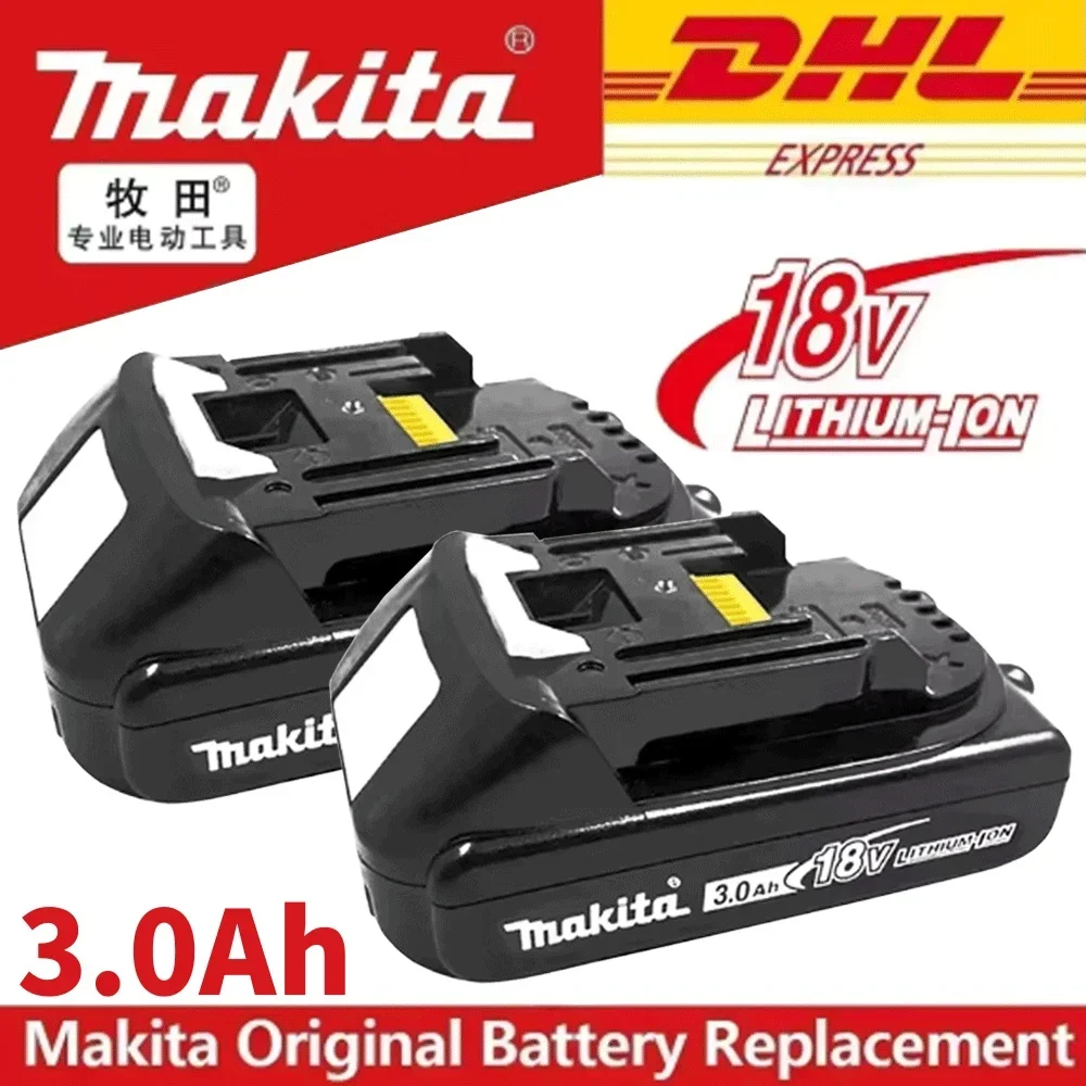

Replacement Power Tools Battery original Makita Rechargeable 18V 3000mAh BL1830 BL1860 BL1840 BL1815 194205-3 Li-Ion Battery