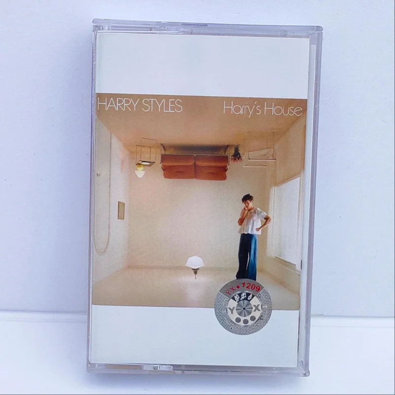 Pop One Direction-Cinta musical de Harry's House, álbum como era, casetes, grabadora de Cosplay, Walkman, banderas de sonido para coche, caja de música para fiesta