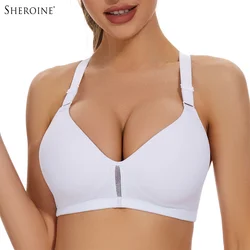 Sheroine Women's Racerback Workout Sports Bra Yoga Padded Wirefree Low Impact Bras