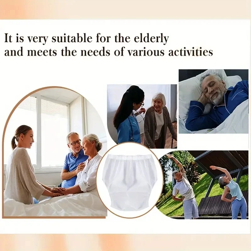 Reusable Waterproof PVC Adult Nappy Large Size TPU Coat Waterproof Incontinence Pants Diaper Plastic Super Transparent