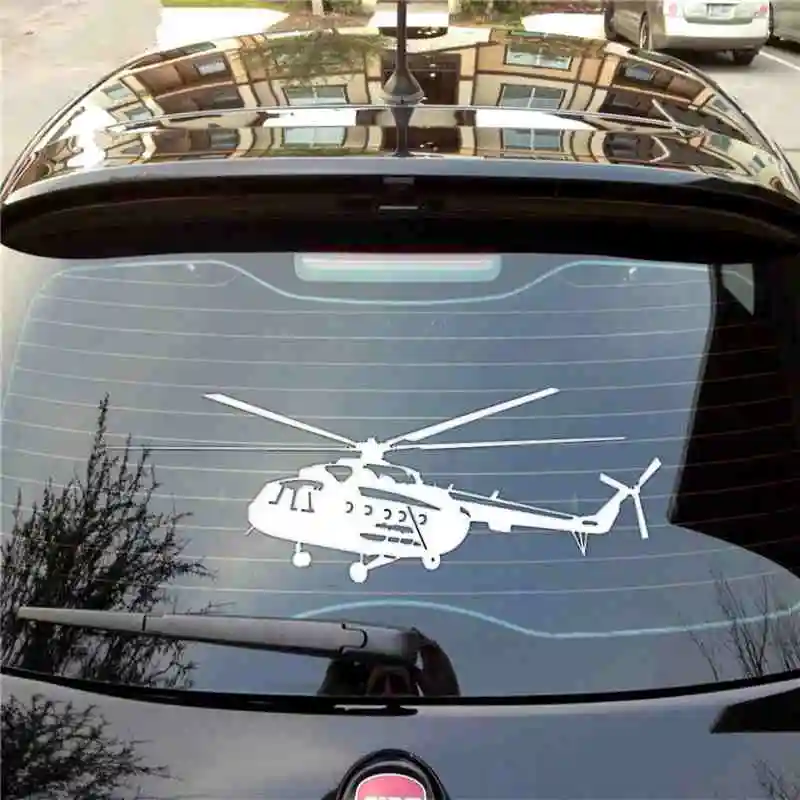 JP helicopter mi-8 aircraft automobile sticker, automobile motorcycle external accessories PVC sticker 15cm-5.6cm