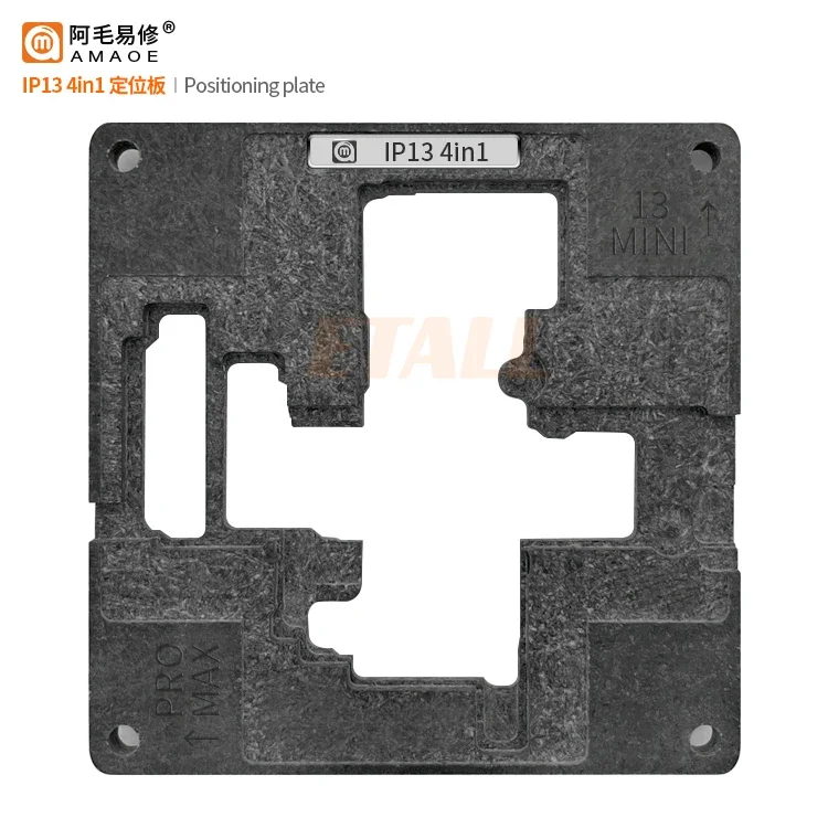 Amaoe Motherboard Mid-Frame BGA Reballing Stencil Platform For iPhone 13 mini/13/13 Pro max Middle Layer Planting Tin Template