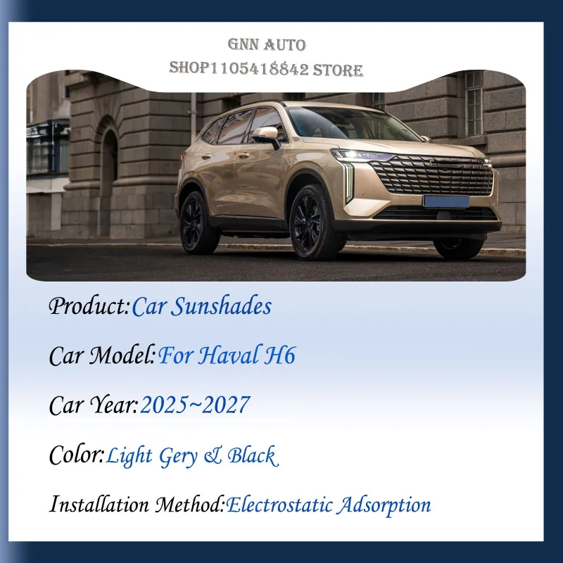 For GWM Haval H6 PHEV 2025 2026 2027 Car Skylight Sunshades Insulated Stickers Sun Shade Curtain Sunroof Covers Auto Accessories