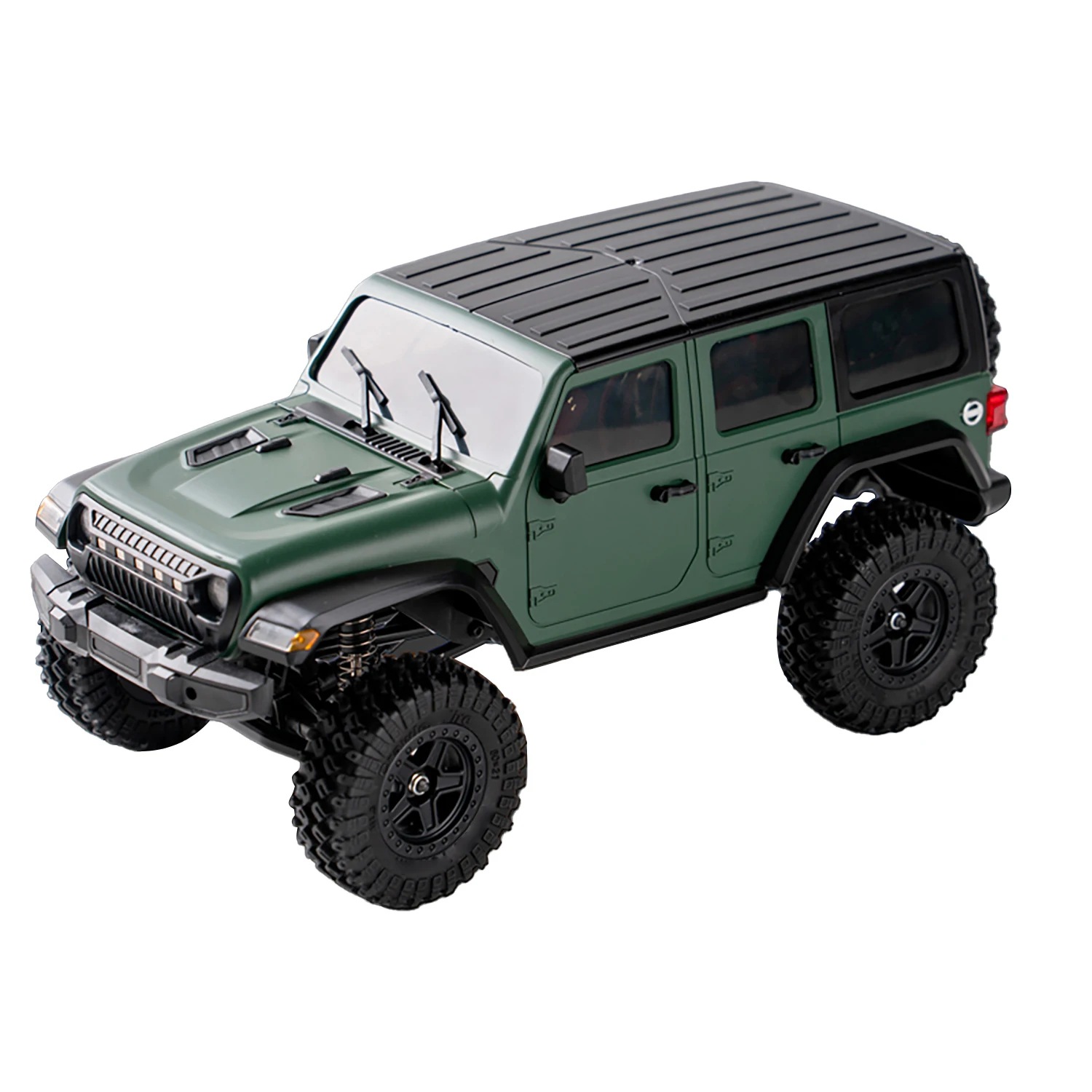 RC Climbing Car 1/18 4WD Simulation Radio Off Road Vehicle C8801 2.4GHz Ready to Go Crawler Brushed Motor Waterproof ESC Toy