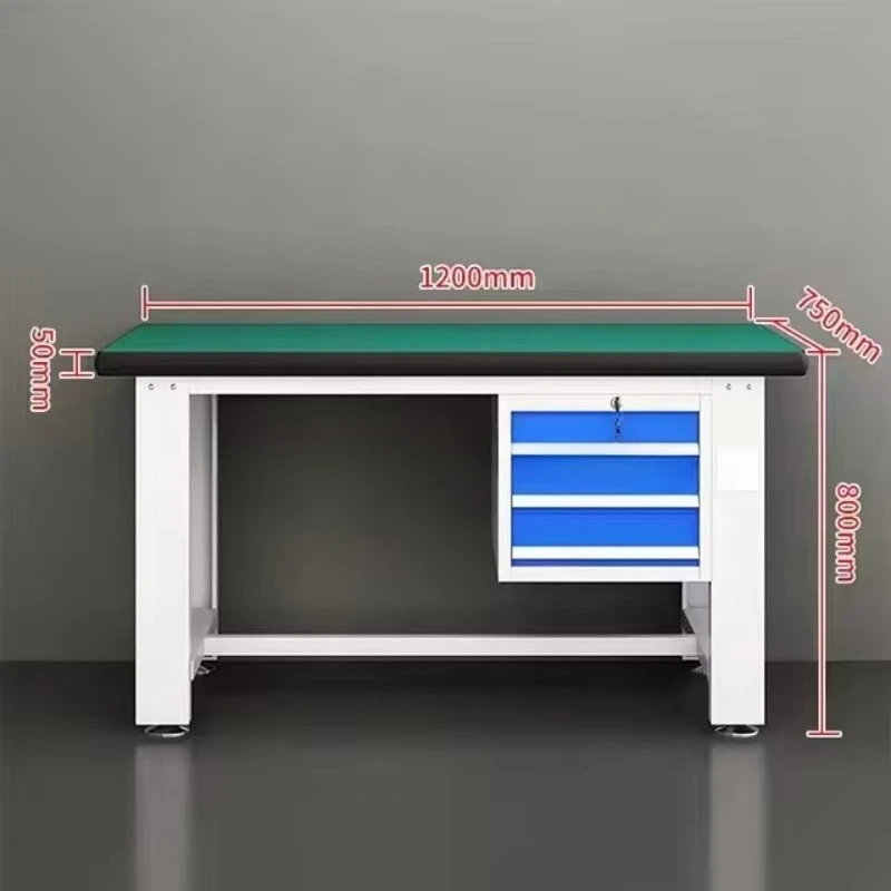 Easy-to-operate woodworking heavy-duty workbench, factory assembly line workshop maintenance table