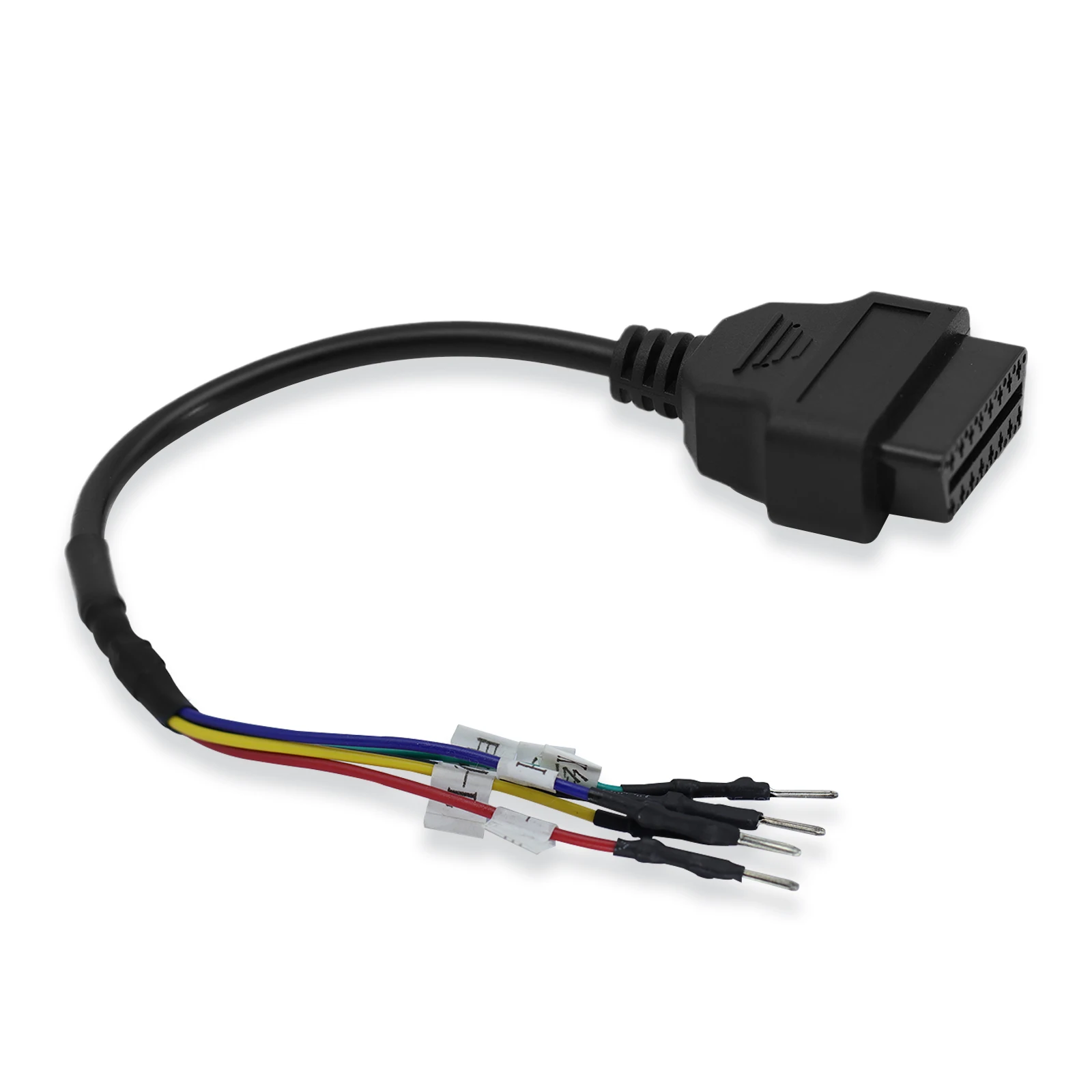 Obd2 أنثى 16 دبوس كابل قافز ل Turck سيارة دراجة نارية يمكن K obd2 موصل obdii محول اتصال مباشر تمديد كابل