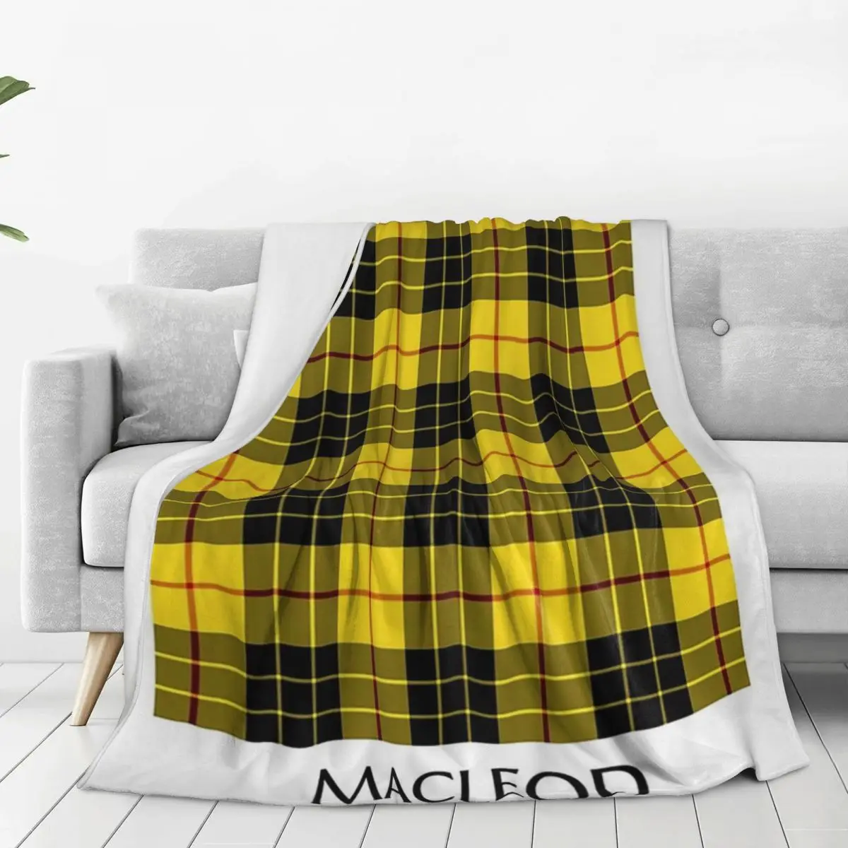 Clan MacLeod Tartan Blankets Fleece Multi-function Throw Blankets Sofa Throw Blanket For Couch Bedding Outdoor Throws Bedspread