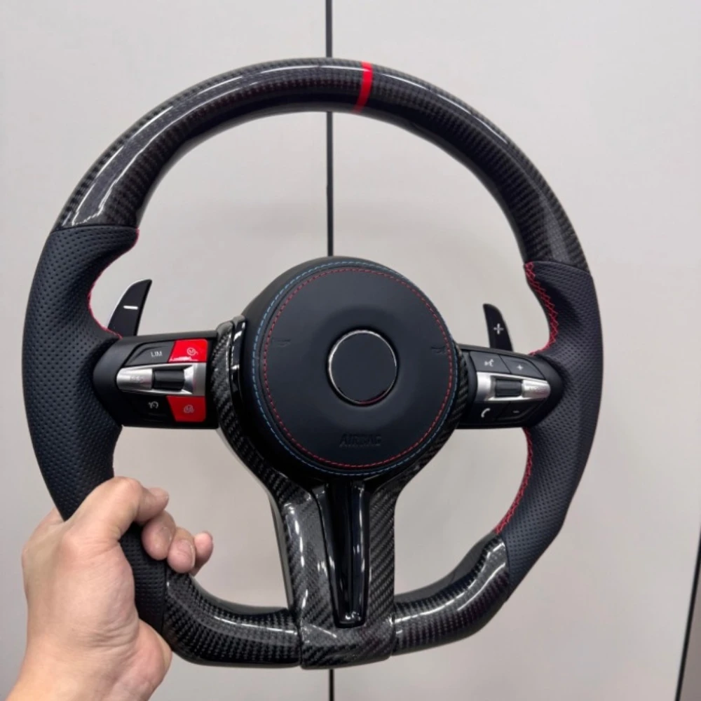 High-end Custom-made Carbon Fiber Steering Wheel For BMW F30 F31 F32 F33 F34 F36 F10 F11 F20 F21 F22 F25 F01 F06 F07 F12 F13 M3
