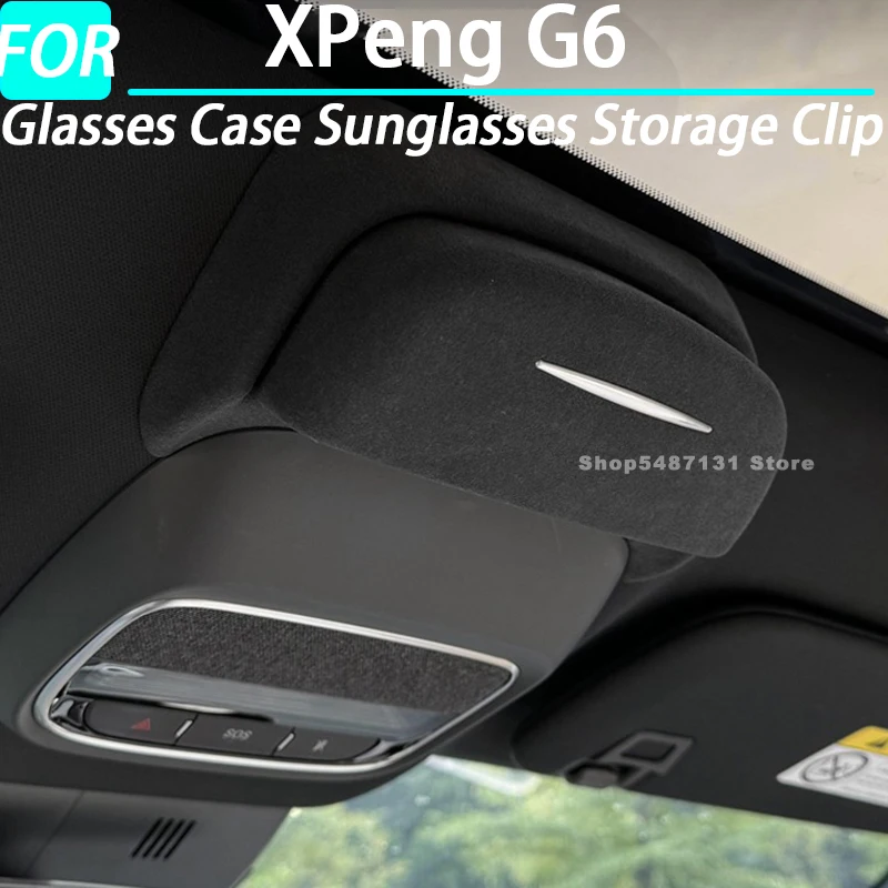 Car Glasses Case Sunglasses Storage Clip for XPeng G6 Interior Accessories 2023 2024 2025