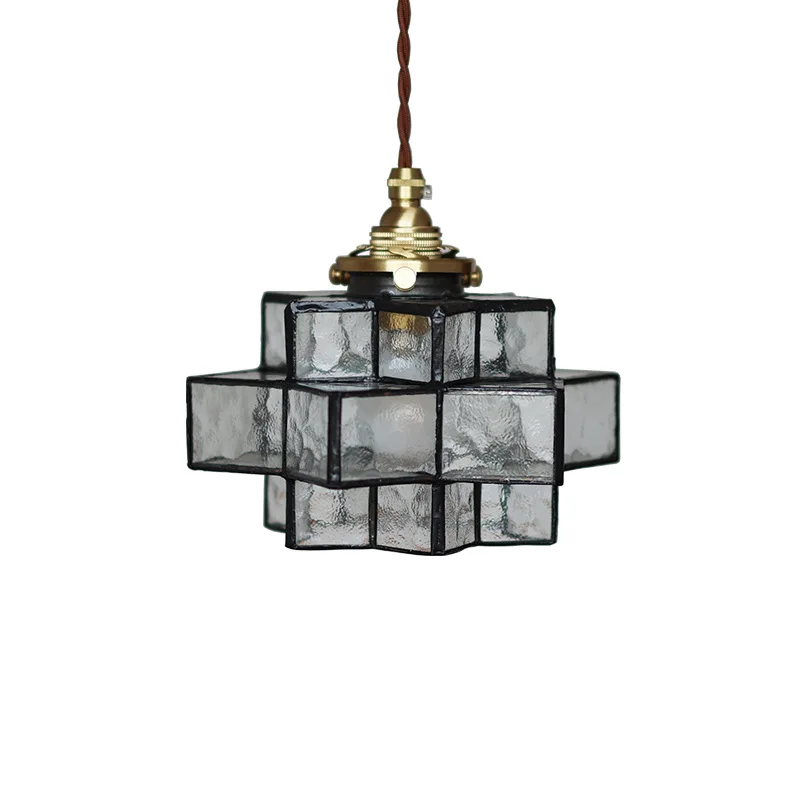 

Retro handmade chandelier medieval entrance aisle bedside cafe bar bed and breakfast glass small chandelier