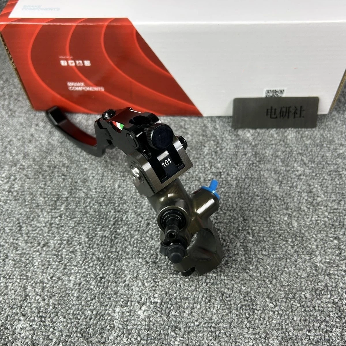 Motorcycle electric motorcycle brake modification direct push up pump CNC18MM piston factory team GP pump for 22MM handlebar