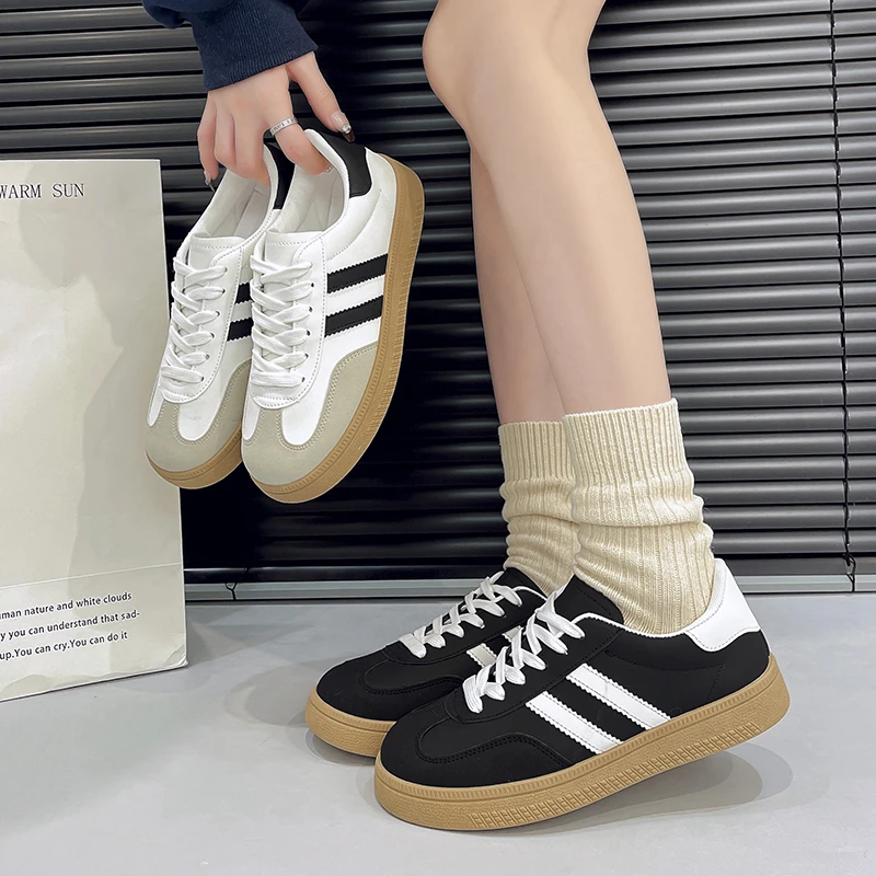 Women\'s Sneakers Plus Size 43 Fashion Breathable Flats Woman Soft Sole Walking Vulcanized Shoes Women Casual Sports Shoes