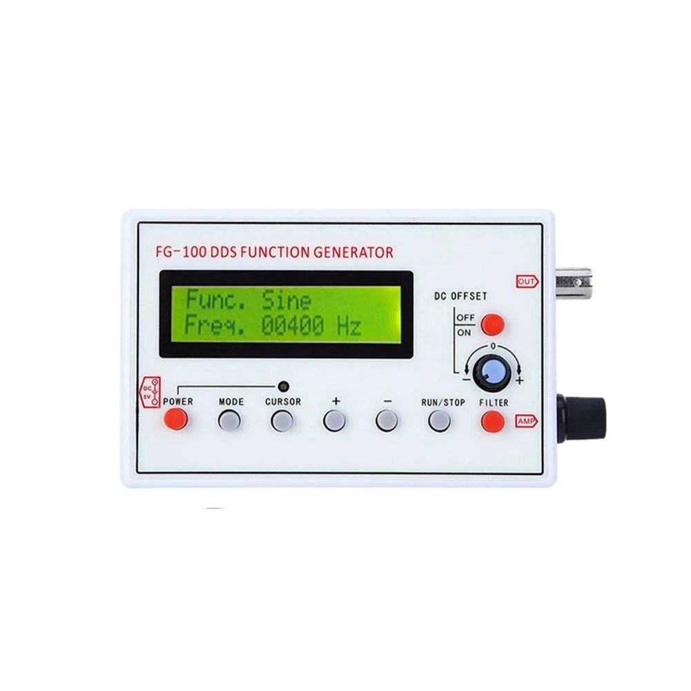 DDS Function Signal Generator FG-100 1HZ-500KHZ High Accuracy Waveform Accurate