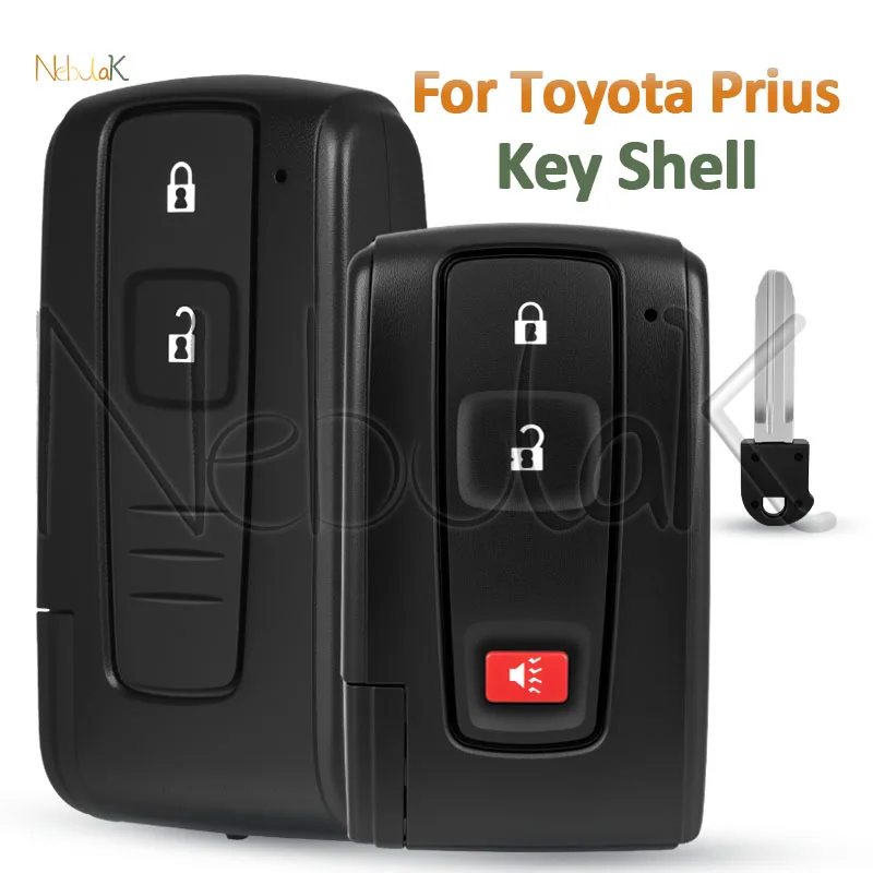 

Smart Car Key Shell Housing For Toyota Prius 2004 2005 2006 2007 2008 2009 2 3 Buttons MOZB31EG Remote Box Key Fob Cover Case