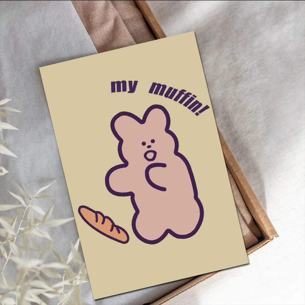 10PCS Korean Series Stickers Posters Nostalgia Laptop Aesthetic Luggage Photography Art Living Gift DIY Decal Greeting Card
