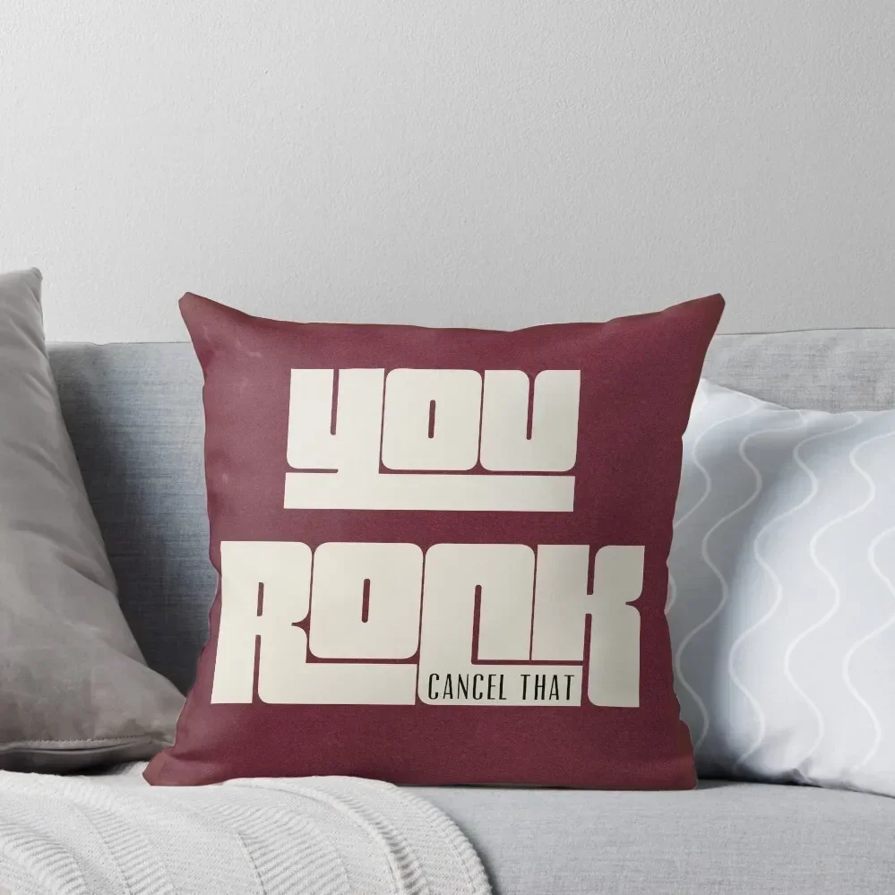 SMITE You Rock! Cancel That! Throw Pillow Sofas Covers christmas cushions covers pillow