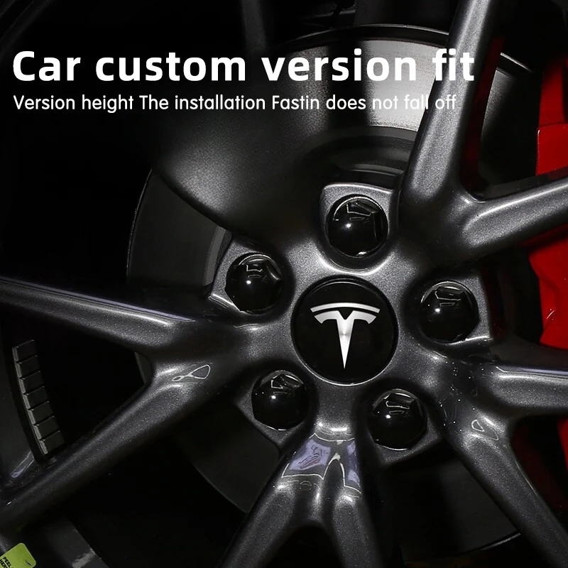 4pcs 56mm Wheel Hub Center Caps For Tesla Model 3 Model Y Badge Cover Hubcaps for Tesla Model Y X S 2023 Car Accessories