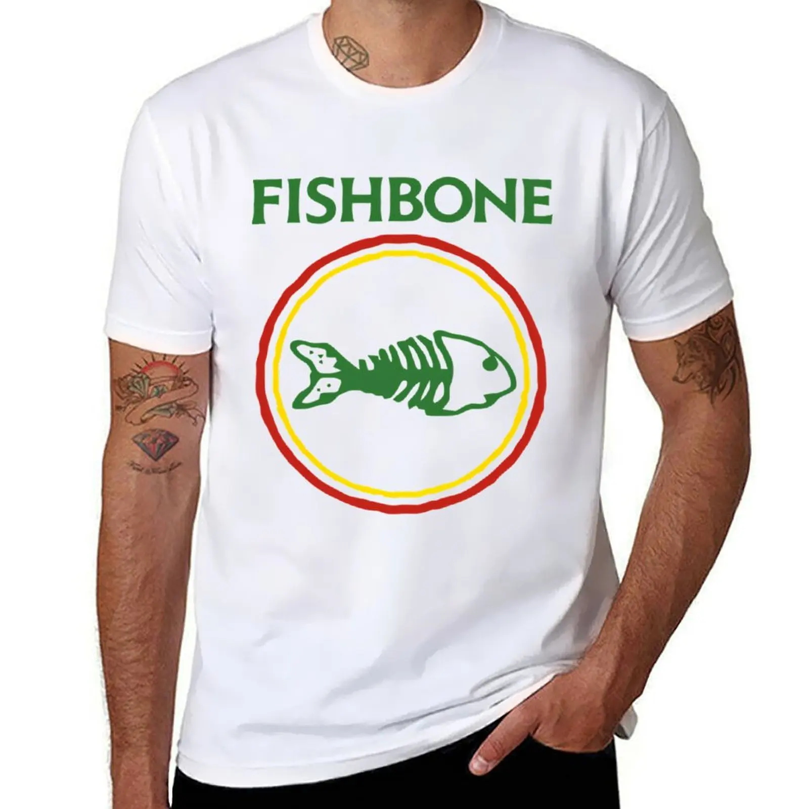 

Fishbone Ska Punk Funk Metal Reggae Truth And Soul T-Shirt blue archive plus size tops mens graphic t-shirts