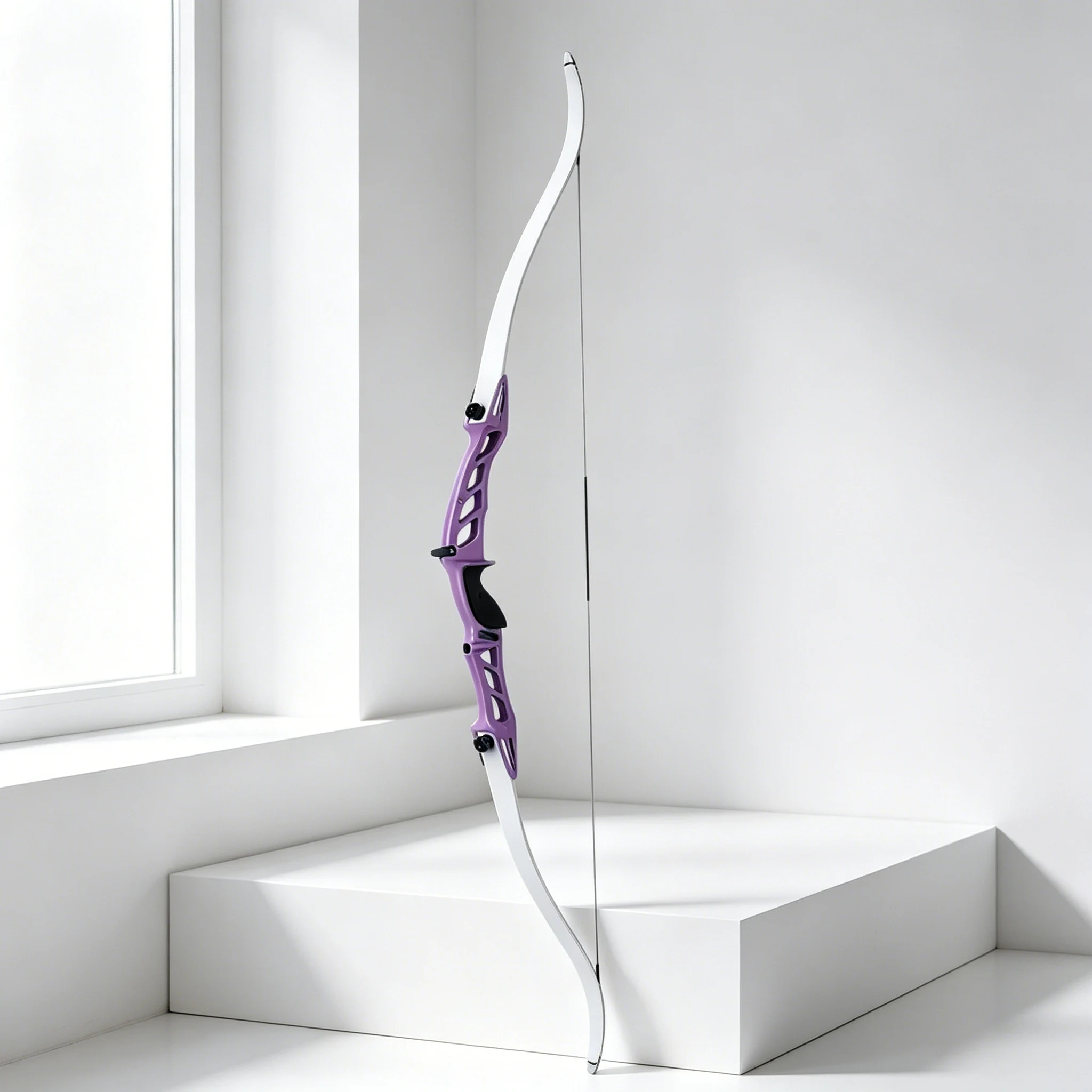 Takedown Recurve Bow, Foldable Traditional Design, Beginner Training Archery Sports Equipment for Outdoor Shooting Use