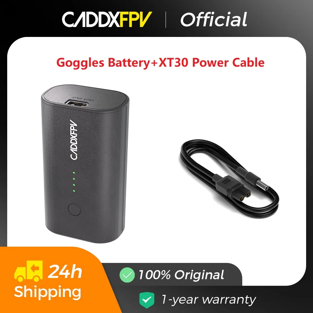 

Аккумулятор для очков CADDXFPV 3000 мАч для очков Caddx FPV Ascent и очков Walksnail Avatar X/L