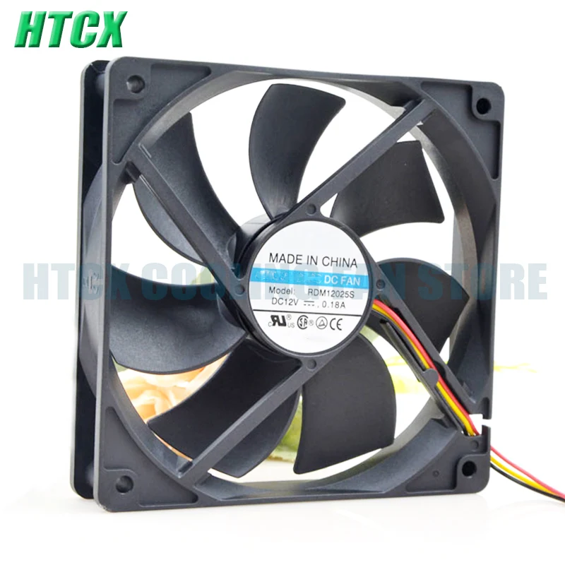 New RDM12025S 12025 12v 0.18A Chassis Power Supply Cooling Fan