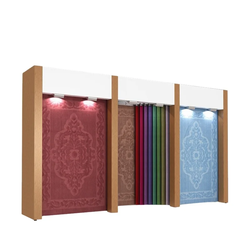 &c Metal Material Carpet Showroom Rug Sample Display Rack Carpet Display Stand Fabric Display Rack for Showroom