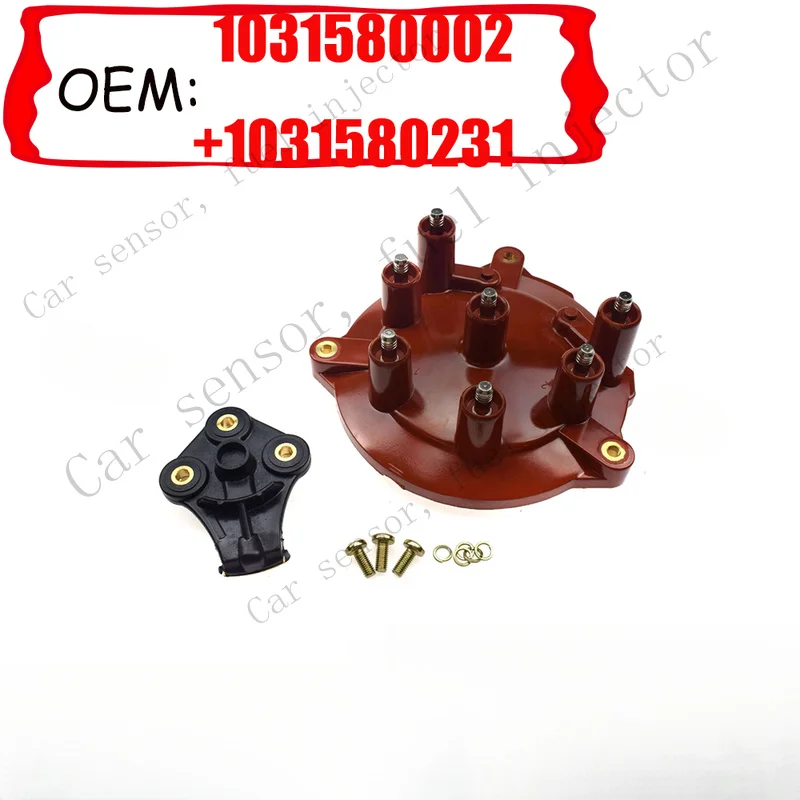Q+ Distributor Cap &Rotor For Mercedes-Benz 190E 300E 300TE 1031580002+1031580231