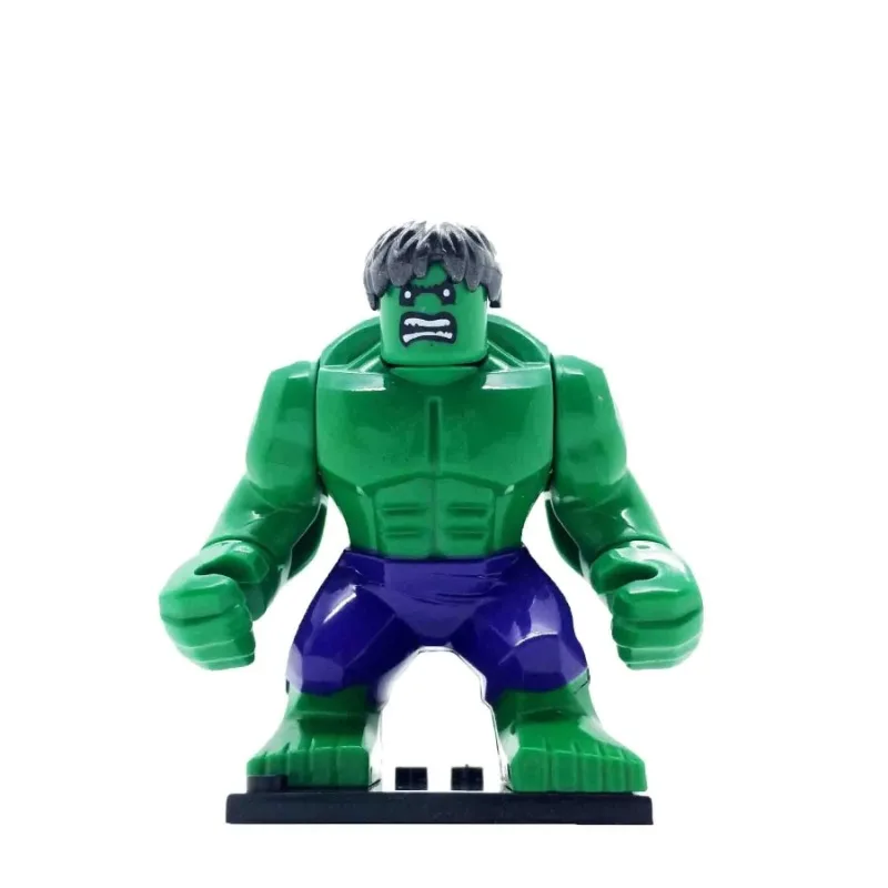 Super-herói Mini Blocos de Construção, Figura Anime, Hulk, Homem Aranha, Homem De Ferro, Figurinhas de Bloco Montado, Boneca de Ação, Presentes Infantis