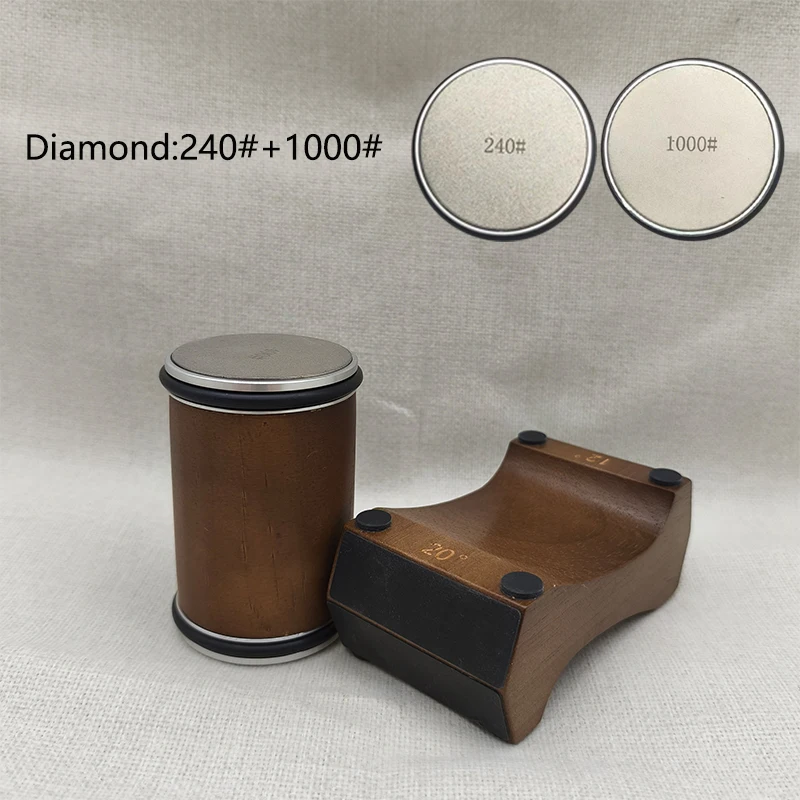 Nieuwe Rolling Messenslijper Vierzijdige Diamant Slijpsteen accessoires Magnetische Hoek Roller Keukenmessen Slijpers